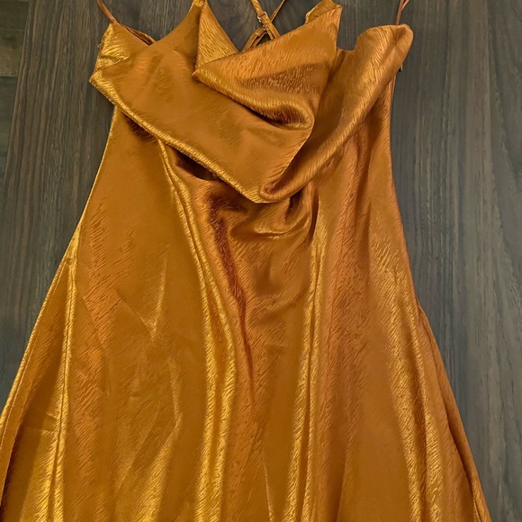 Orange slip dress - Picture 9 of 9